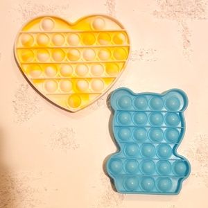 Heart and Bear Fidget Toy